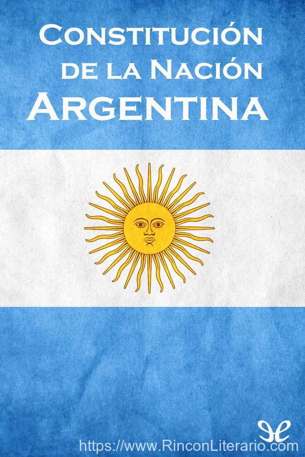 Constitución de la Nación Argentina