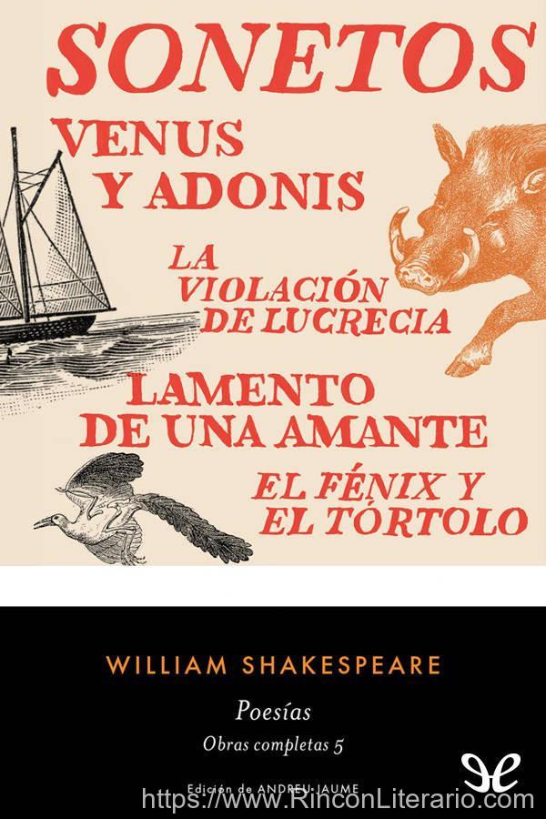 Poesías (Obra completa Shakespeare 5)