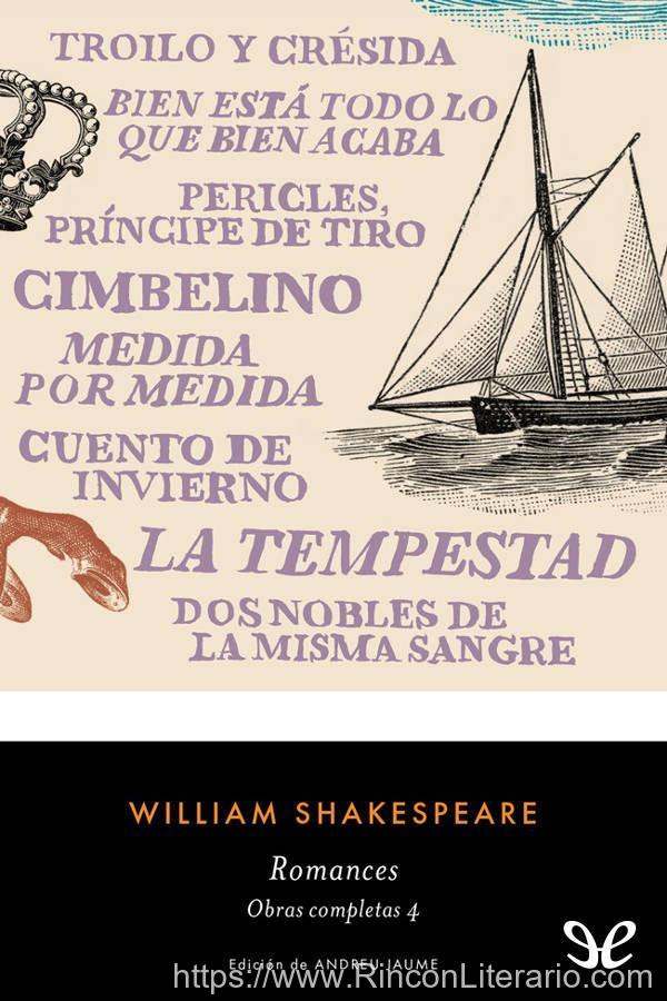 Romances (Obra completa Shakespeare 4)
