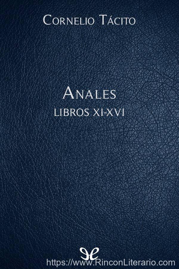 Anales Libros XI-XVI
