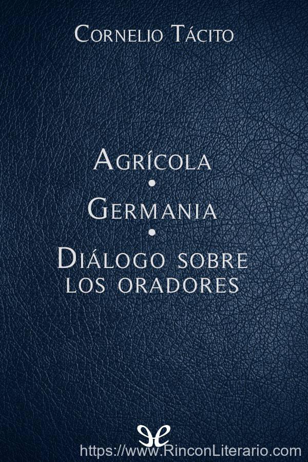 Agrícola - Germania - Diálogo sobre los oradores
