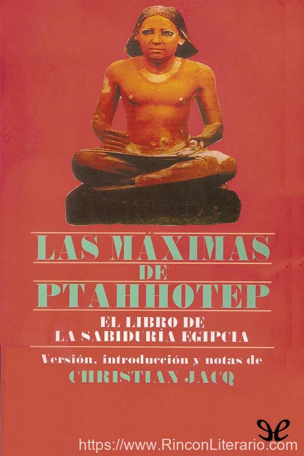Las máximas de Ptahhotep