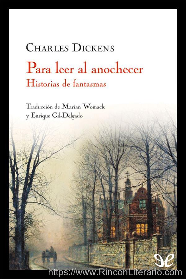 Para leer al anochecer. Historias de fantasmas