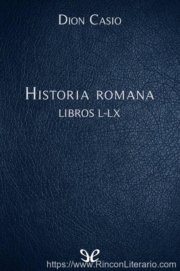 Historia romana Libros L-LX