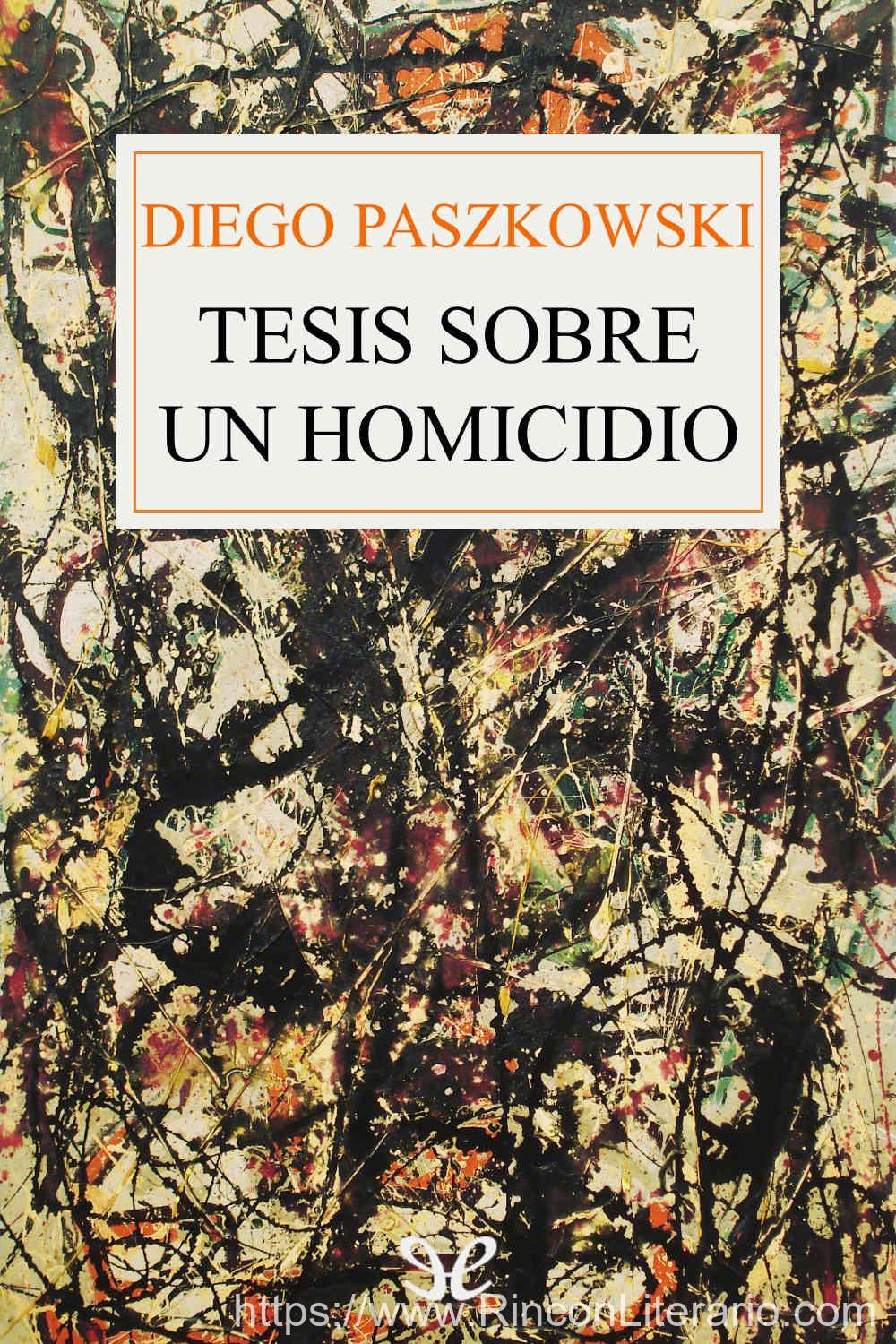 Tesis sobre un homicidio