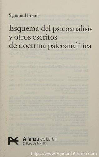 Esquema del psicoanalisis y otros escritos de doctrina psicoanalitica