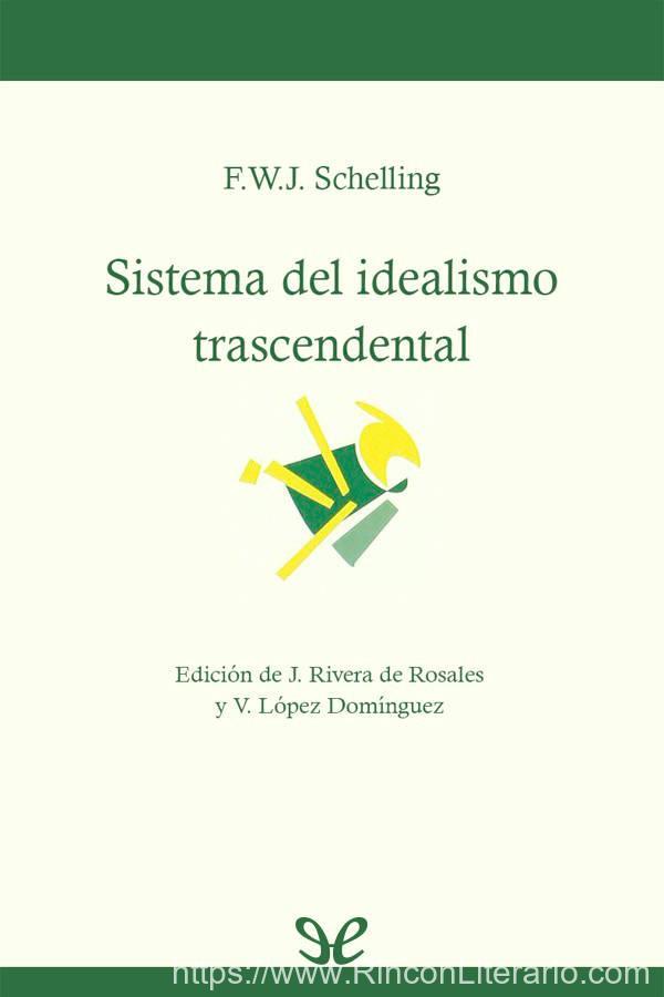 Sistema del idealismo trascendental