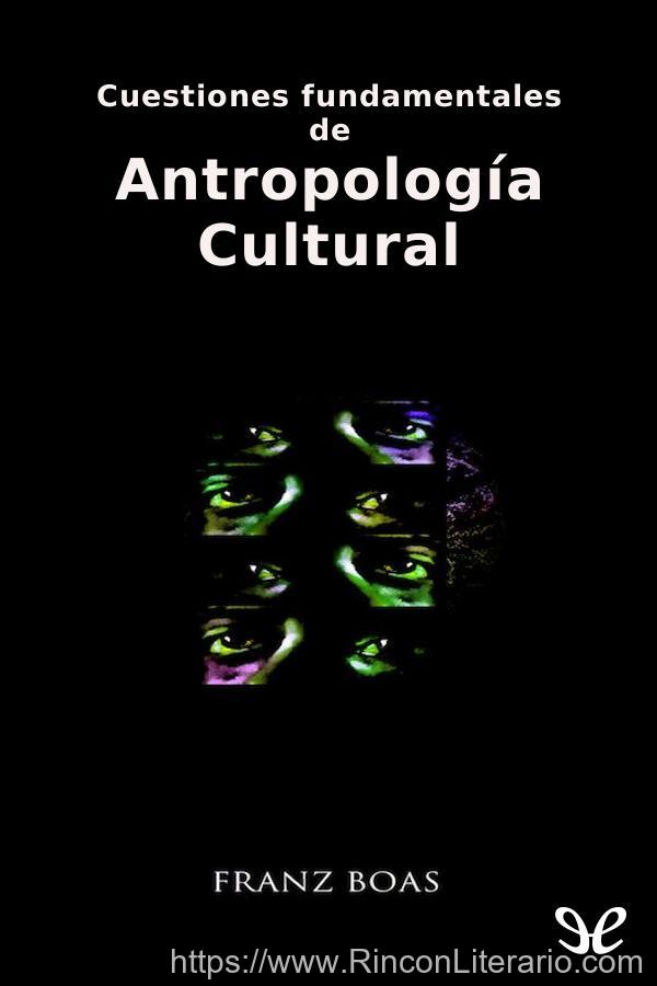 Cuestiones fundamentales de antropología cultural