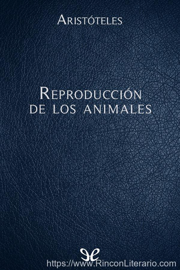 Reproducción de los animales