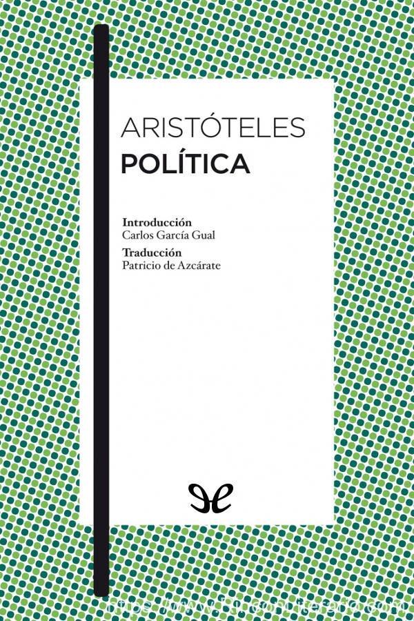 Política (trad. Patricio de Azcárate)