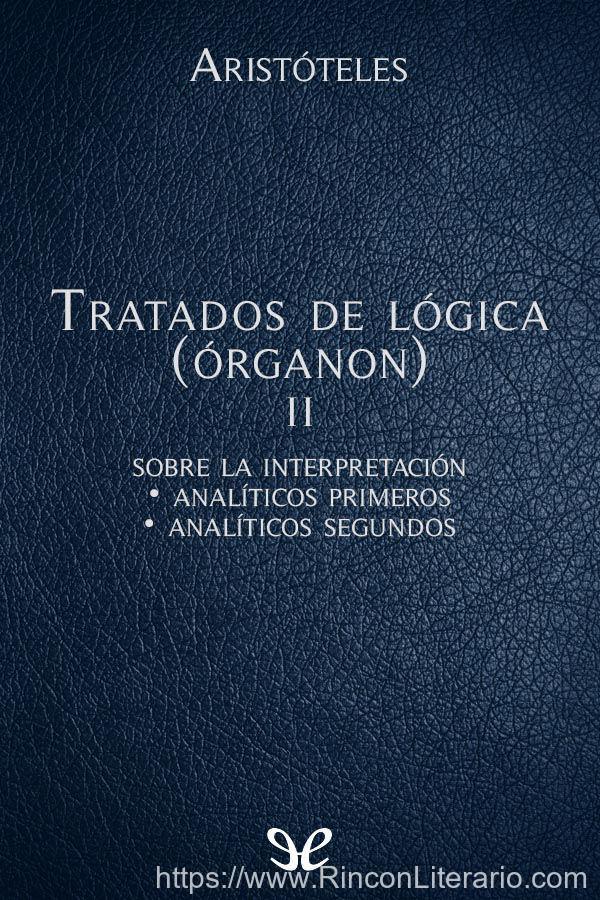 Tratados de Lógica (Órganon) II
