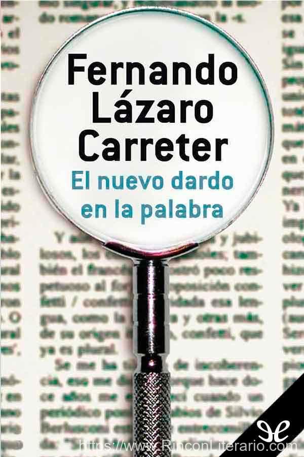 El nuevo dardo en la palabra