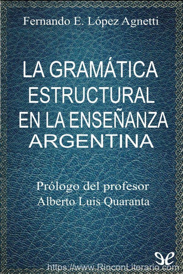La gramática estructural en la enseñanza argentina