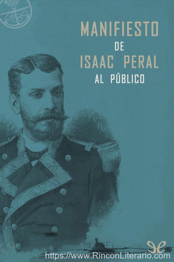 Manifiesto de Isaac Peral al público