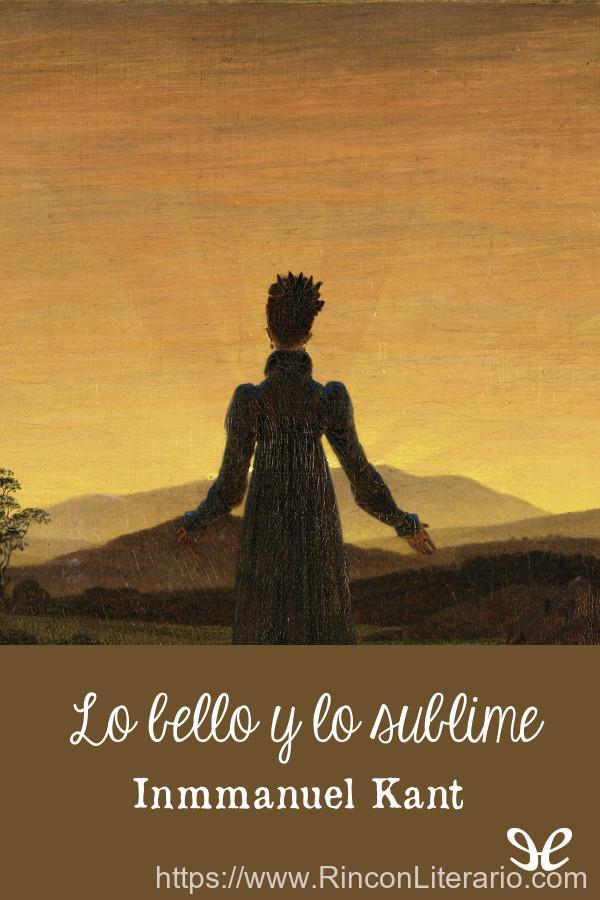 Lo bello y lo sublime