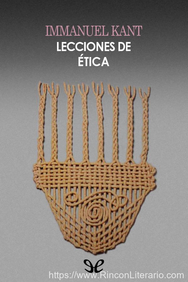 Lecciones de ética