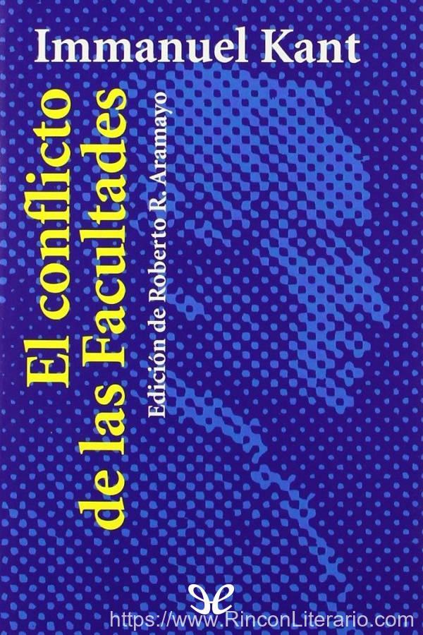 El conflicto de las Facultades