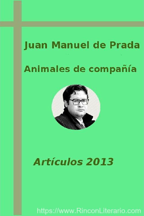 Animales de compañía. Artículos 2013