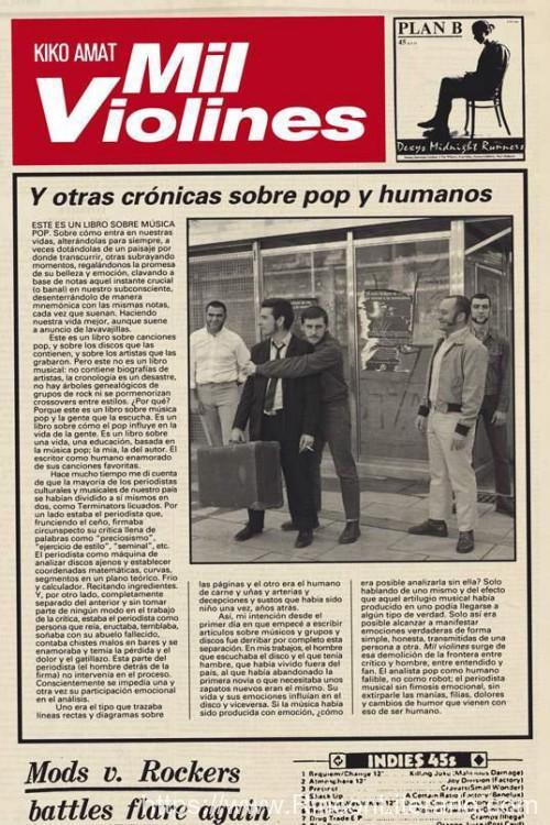 Mil violines y otras crónicas sobre pop