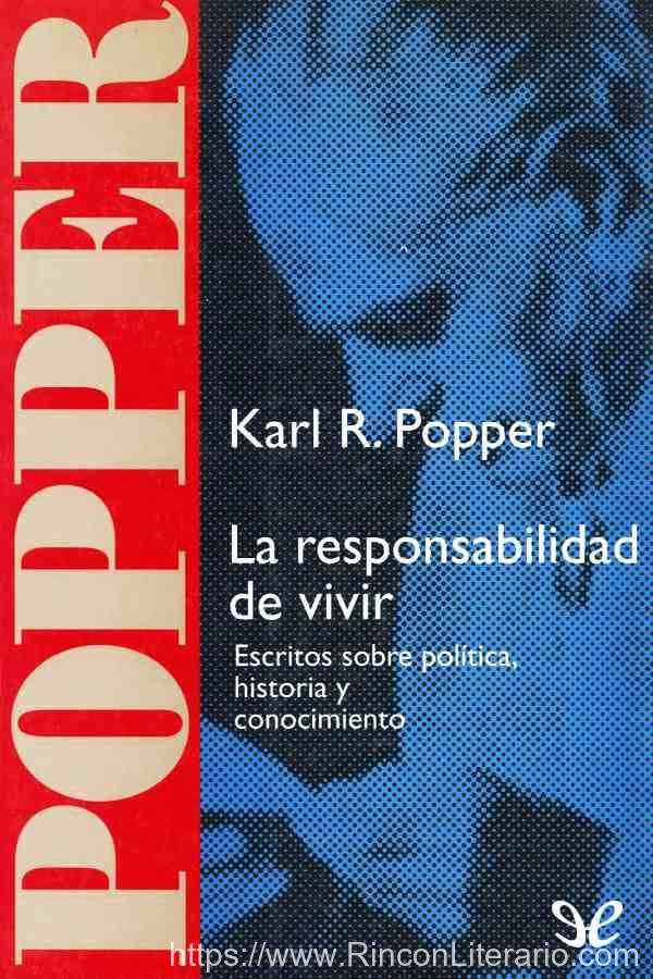 La responsabilidad de vivir