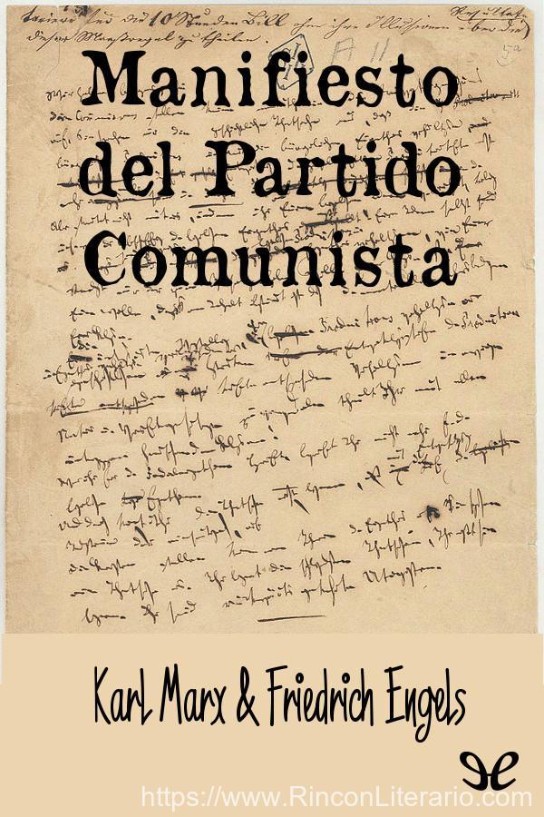 Manifiesto del Partido Comunista [Trad. de José Rafael Herrera]