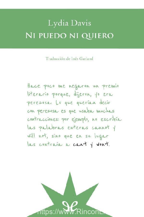 Ni puedo ni quiero