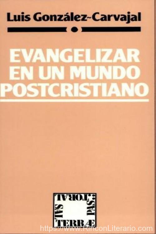 Evangelizar en un mundo postcristiano