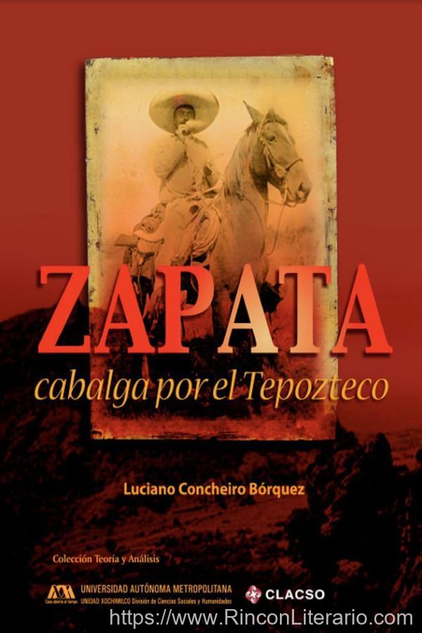 Zapata cabalga por el Tepozteco