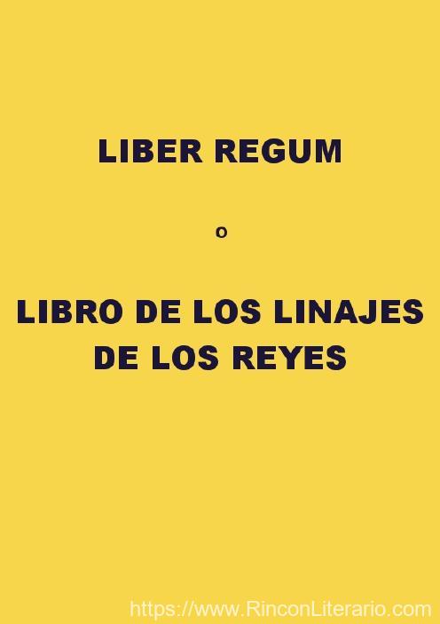 Liber Regum o Libro de los linajes de los reyes