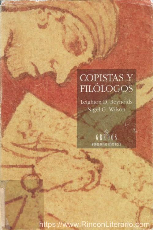 Copistas y filólogos