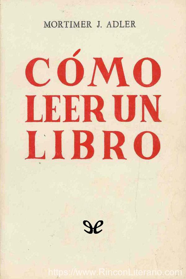 Cómo leer un libro