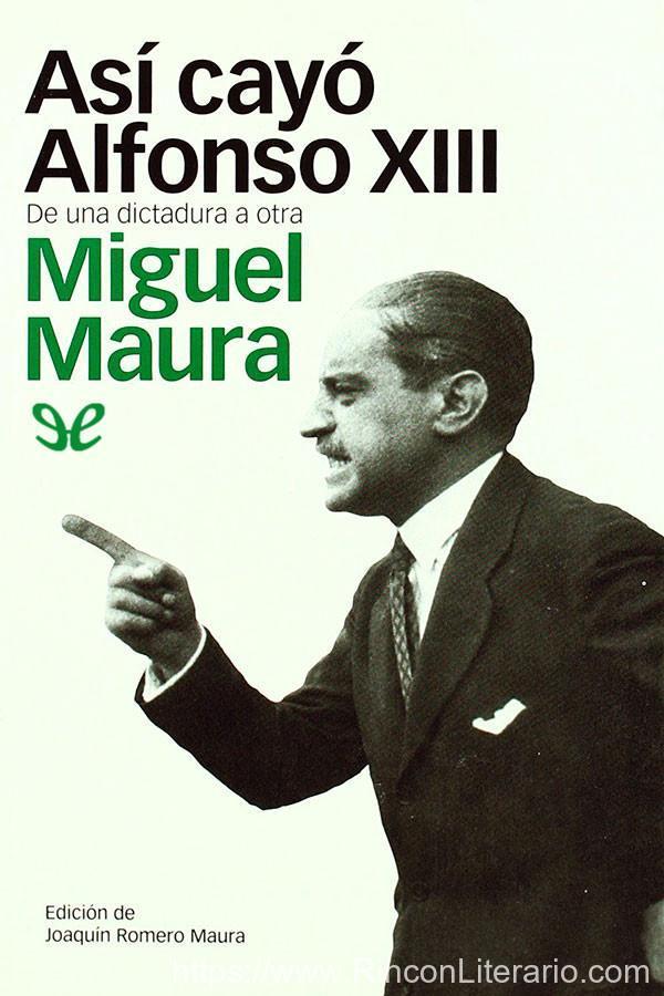 Así cayó Alfonso XIII