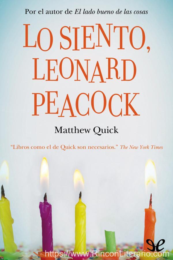 Lo siento, Leonard Peacock