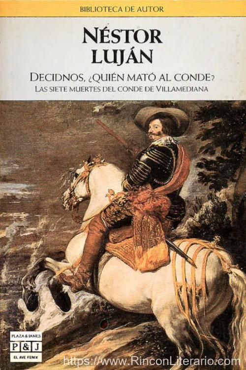 Decidnos, ¿quién mató al conde?