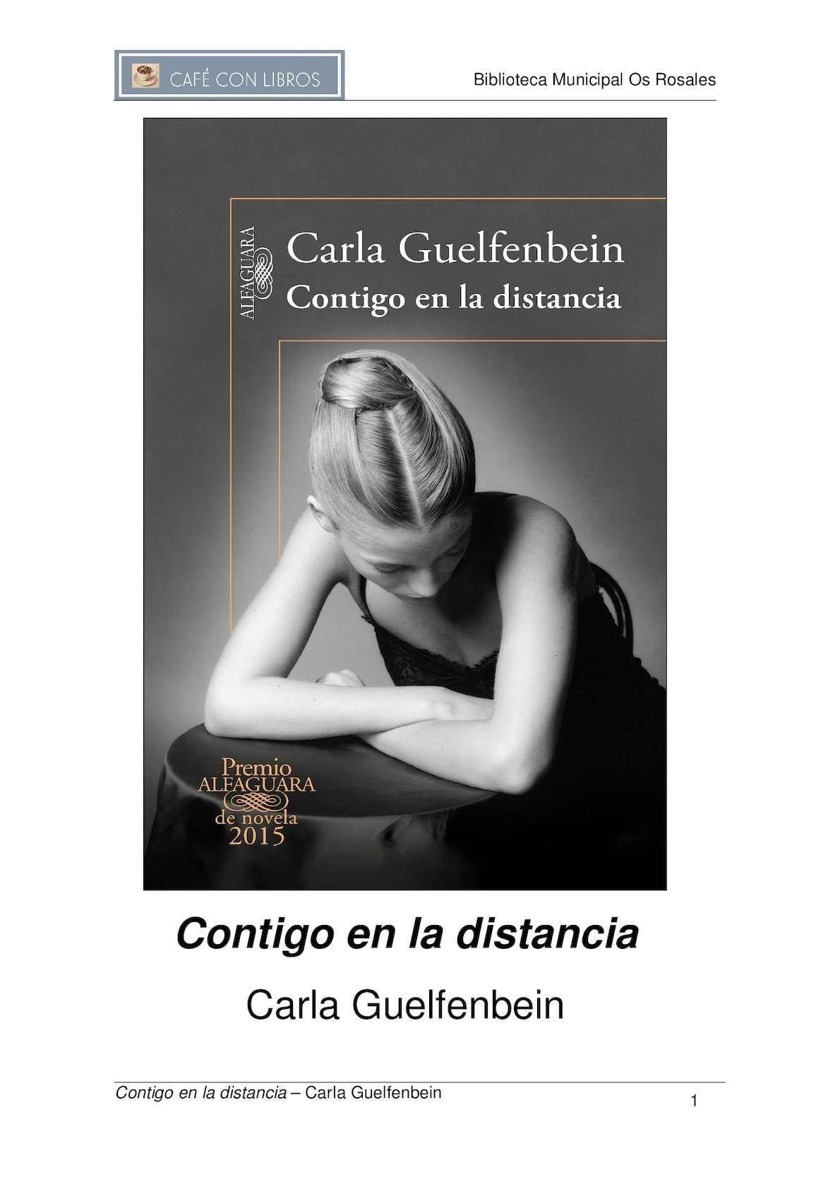 Contigo en la distancia (Premio Alfaguara de novela 2015)