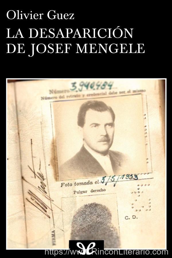 La desaparición de Josef Mengele