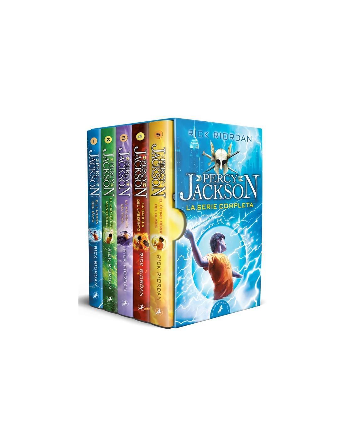 Percy Jackson y los dioses del Olimpo - La serie completa: (pack con: El ladrón del rayo | El mar de los monstruos | La maldición del Titán | La batal