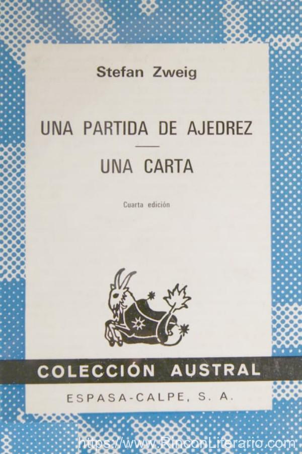 Una partida de ajedrez & Una carta