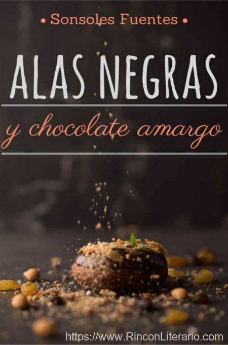 Alas negras y chocolate amargo