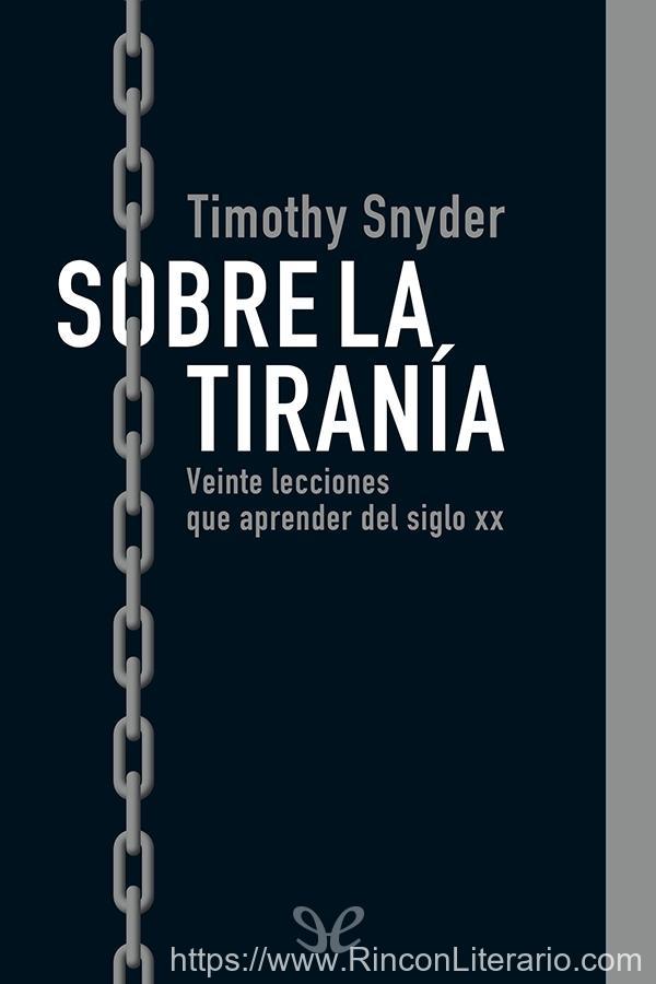 Sobre la tiranía