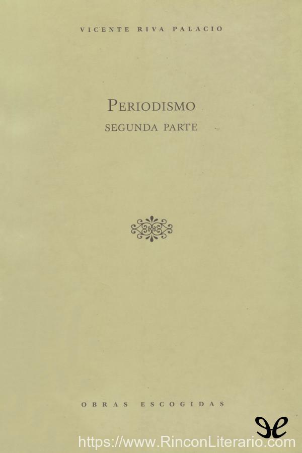 Periodismo. Segunda parte