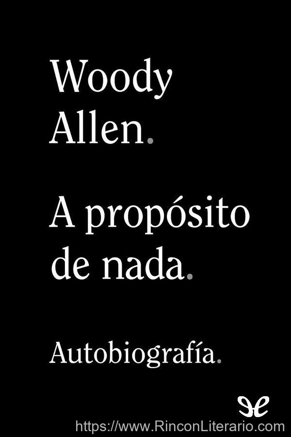 A propósito de nada