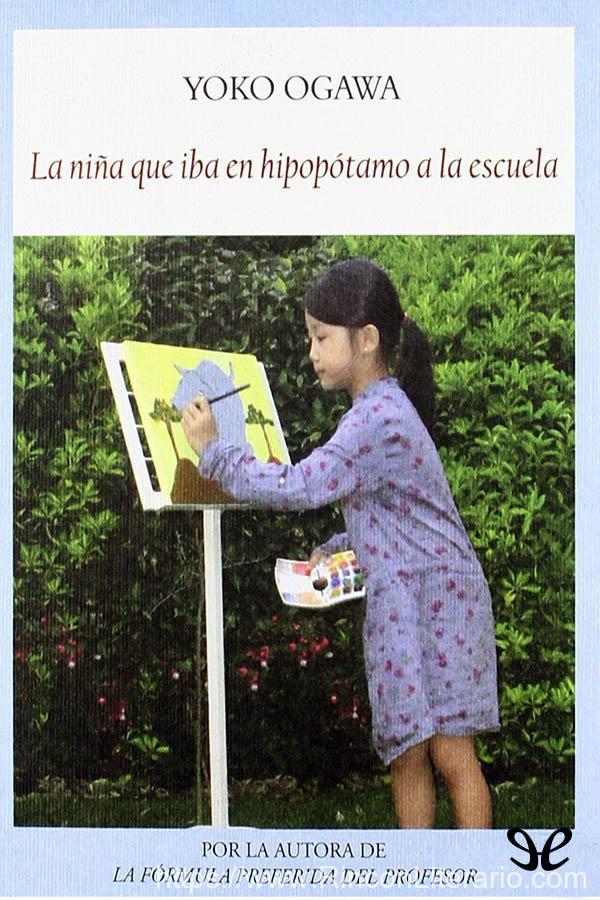 La niña que iba en hipopótamo a la escuela