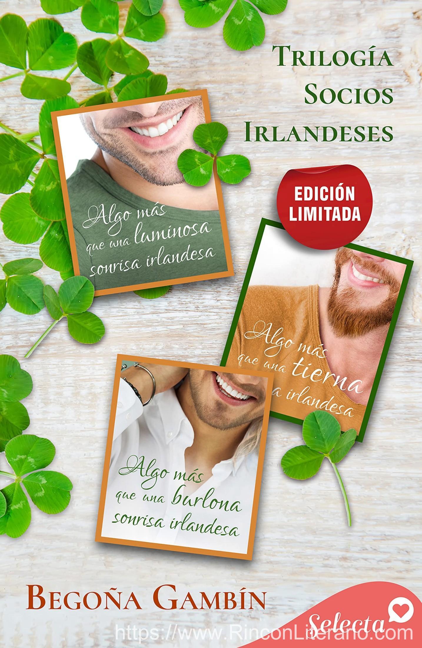 Pack Socios irlandeses: (Algo más que una luminosa sonrisa irlandesa | Algo más que una tierna sonrisa irlandesa | Algo más que una burlona sonrisa ir