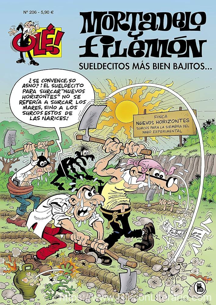 Sueldecitos más bien bajitos... (Olé! Mortadelo 206)